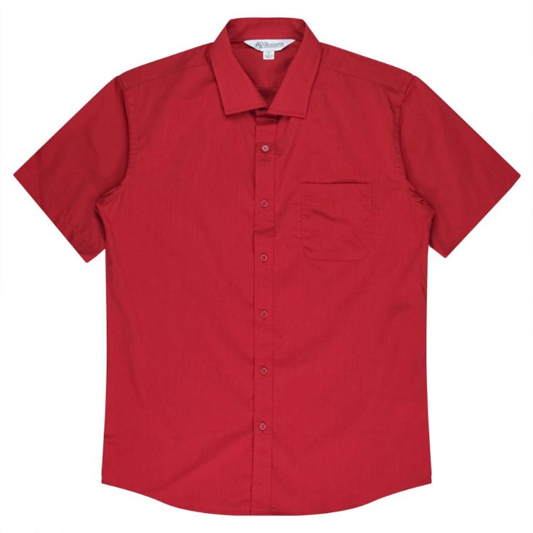 Picture of MOSMAN MENS SHIRT SHORT SLEEVE