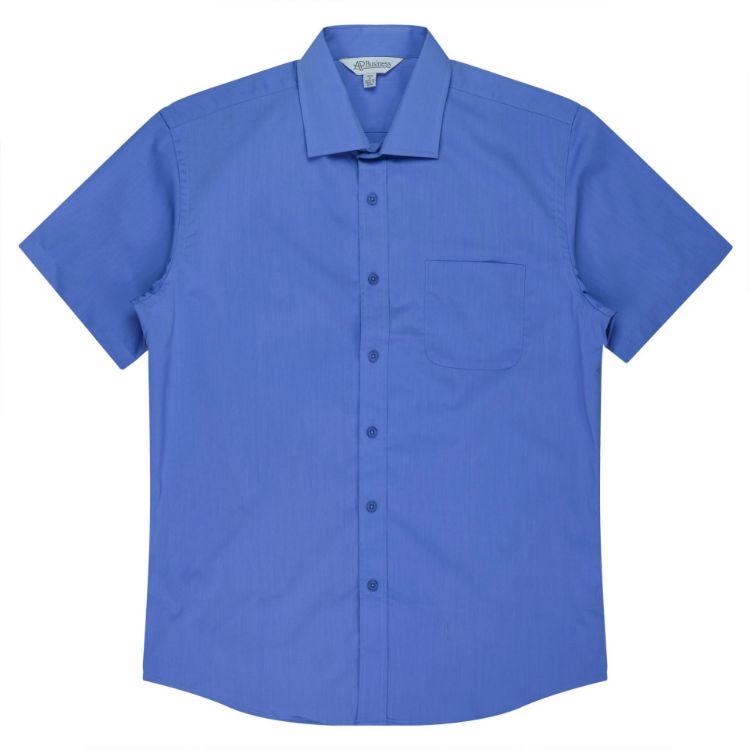 Picture of MOSMAN MENS SHIRT SHORT SLEEVE