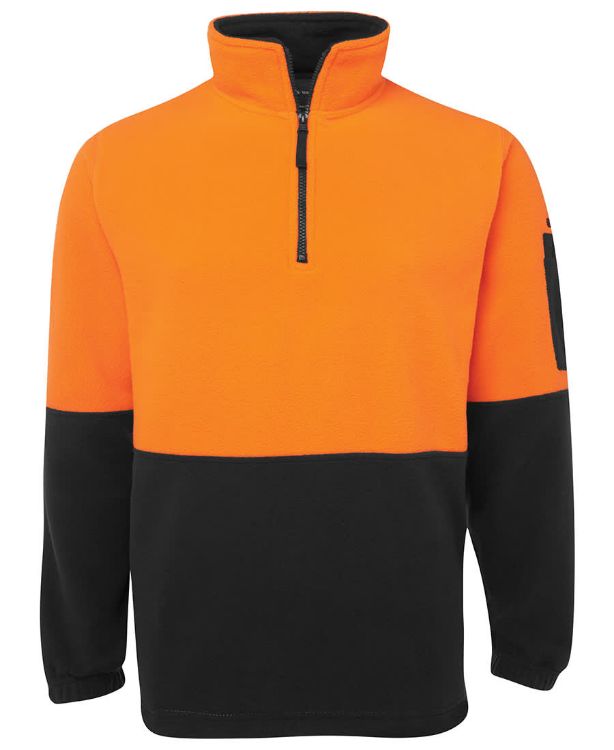 Picture of JB's Hi Vis 1/2 Zip Polar Fleece