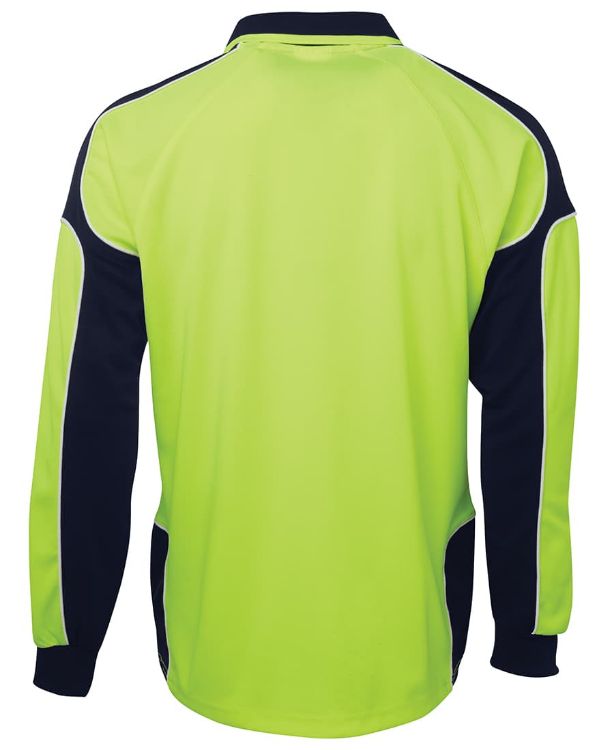 Picture of JB's Hi Vis L/S Arm Panel Polo