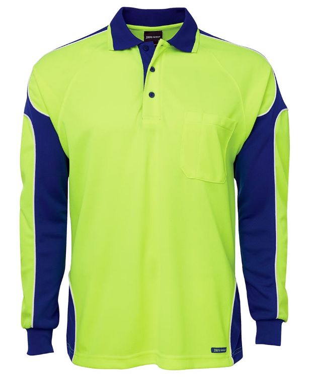 Picture of JB's Hi Vis L/S Arm Panel Polo