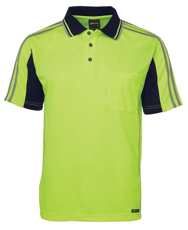 Picture of JB's Hi Vis S/S Arm Tape Polo