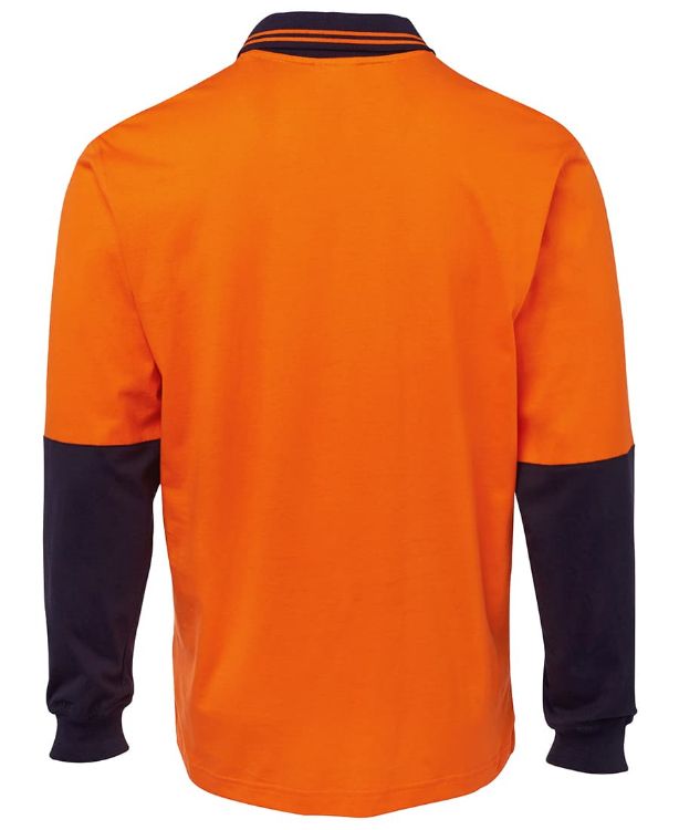 Picture of JB's Hi Vis L/S Cotton Polo