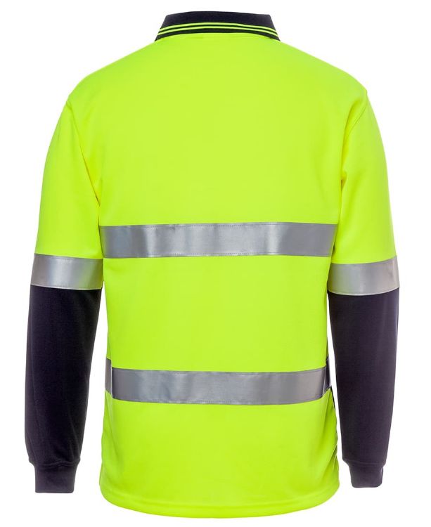 Picture of JB's Hi Vis L/S (D+N) Cotton Back Polo