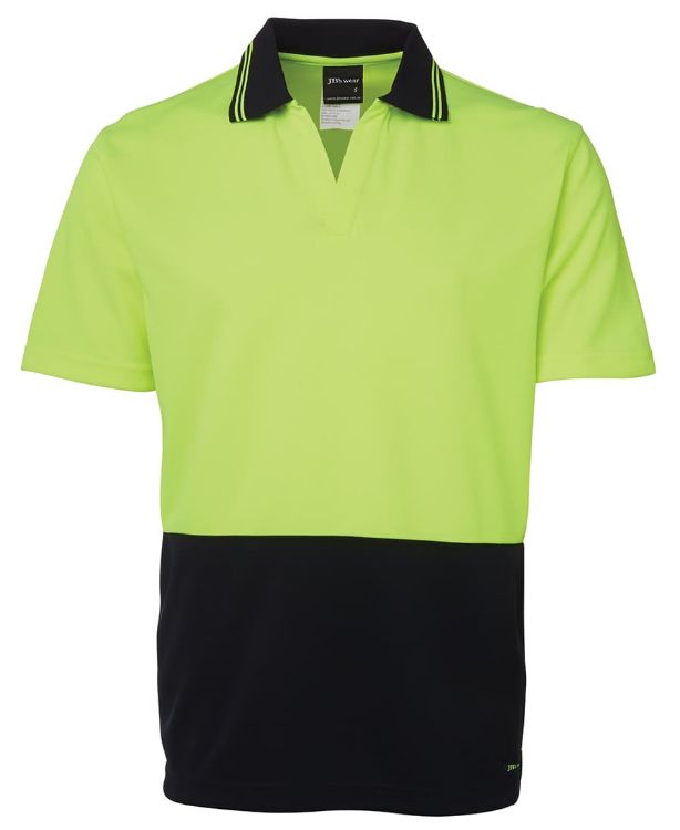 Picture of JB's Hi Vis S/S Non Button Polo