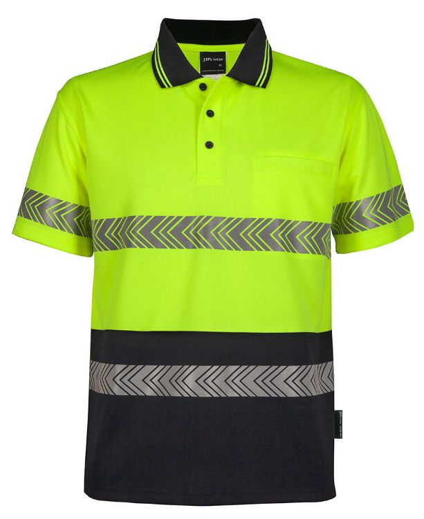 Picture of JB'S Hi Vis S/S  Segmented Tape Polo