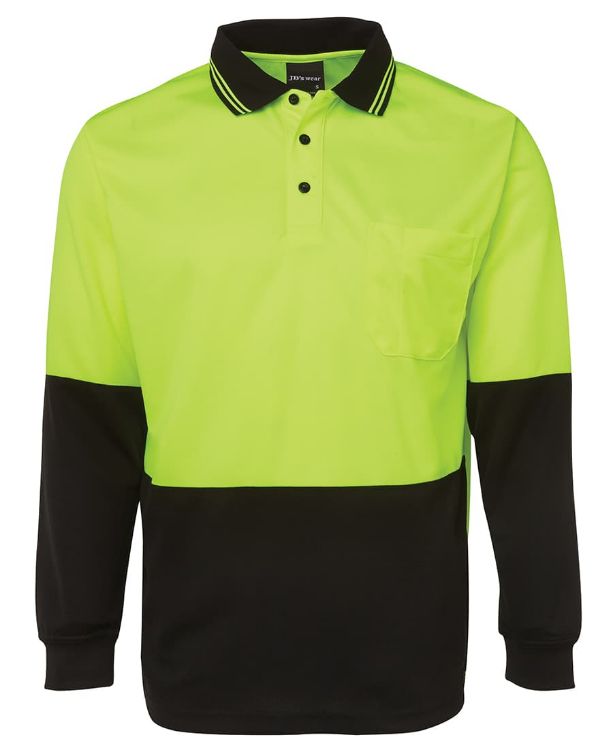 Picture of JB's Hi Vis L/S Traditional Polo