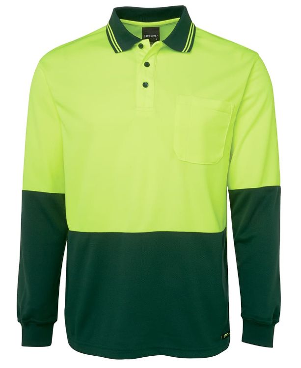 Picture of JB's Hi Vis L/S Traditional Polo