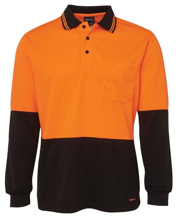 Picture of JB's Hi Vis L/S Traditional Polo