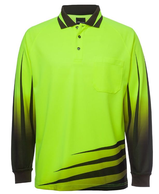 Picture of JB's Hi Vis L/S Rippa Sub Polo