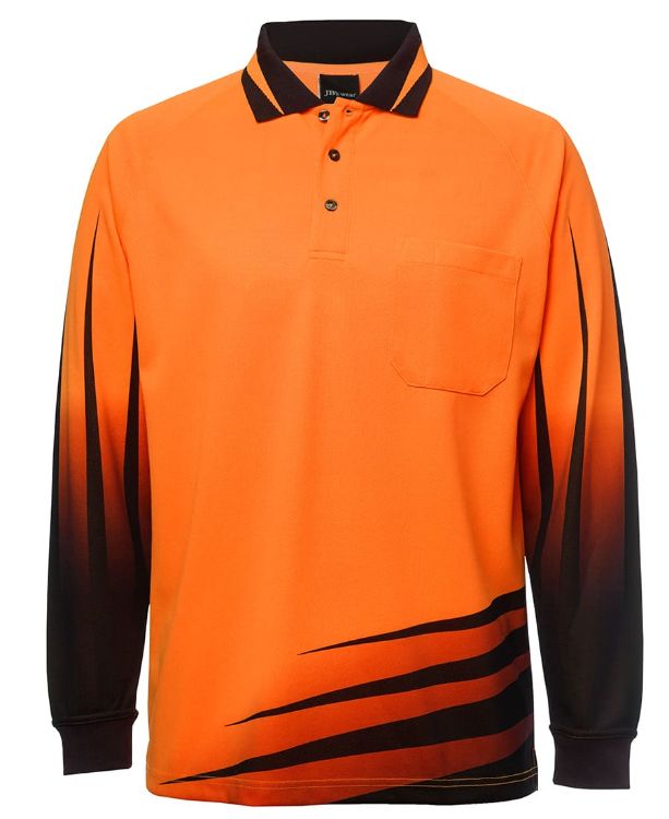 Picture of JB's Hi Vis L/S Rippa Sub Polo