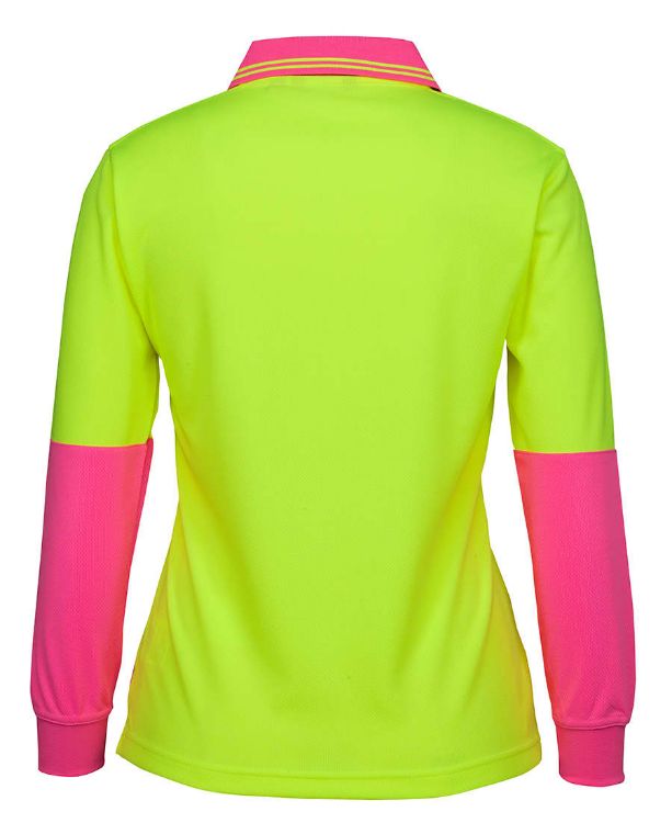 Picture of JB's Ladies Hi Vis L/S Comfort Polo