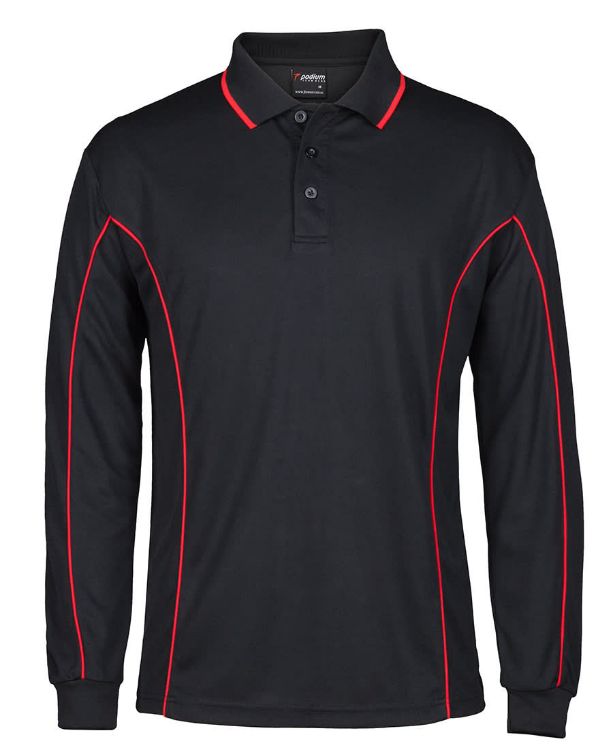 Picture of Podium L/S Piping Polo