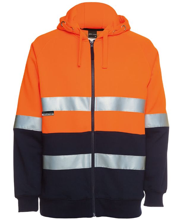 Picture of JB's Hi Vis (D+N) Full Zip Fleecy Hoodie