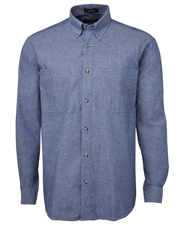 Picture of JB's L/S Cotton Chambray Shirt