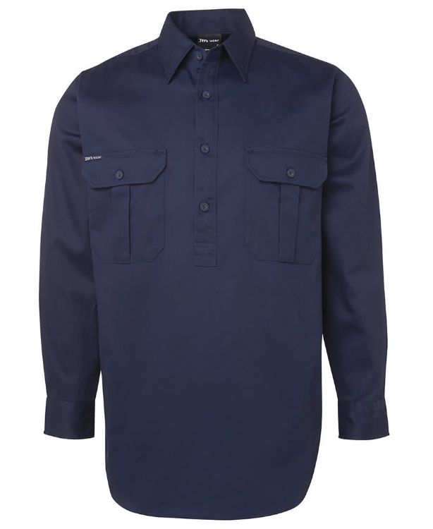 Picture of JB's Close Front L/S 190G Work Shirt