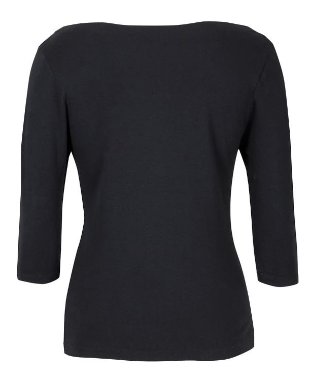 Picture of C of C Ladies 3/4 Sleeve Boat Neck Tee