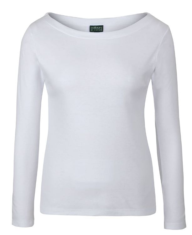 Picture of C of C Ladies L/S Boat Neck Tee