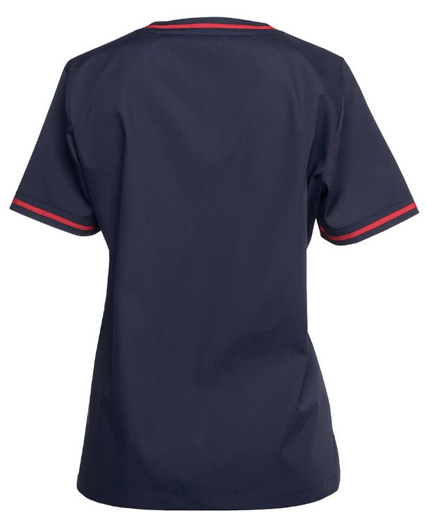 Picture of JB's Ladies Contrast Scrubs Top