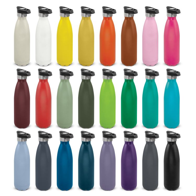 Picture of Mirage Powder Coated Vacuum Bottle - Push Button Lid