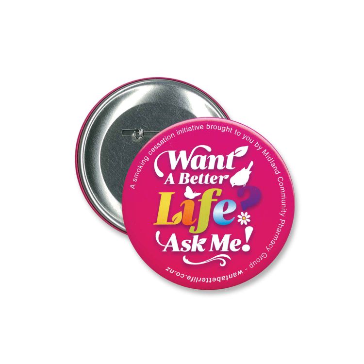 Picture of Button Badge Round - 90mm