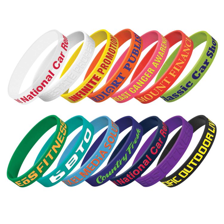 Picture of Silicone Wrist Band - Embossed