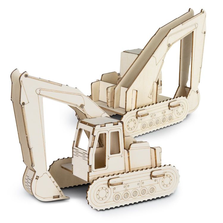 Picture of BRANDCRAFT Excavator Wooden Model