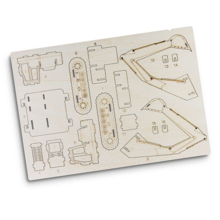 Picture of BRANDCRAFT Excavator Wooden Model