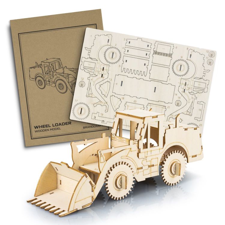 Picture of BRANDCRAFT Wheel Loader Wooden Model