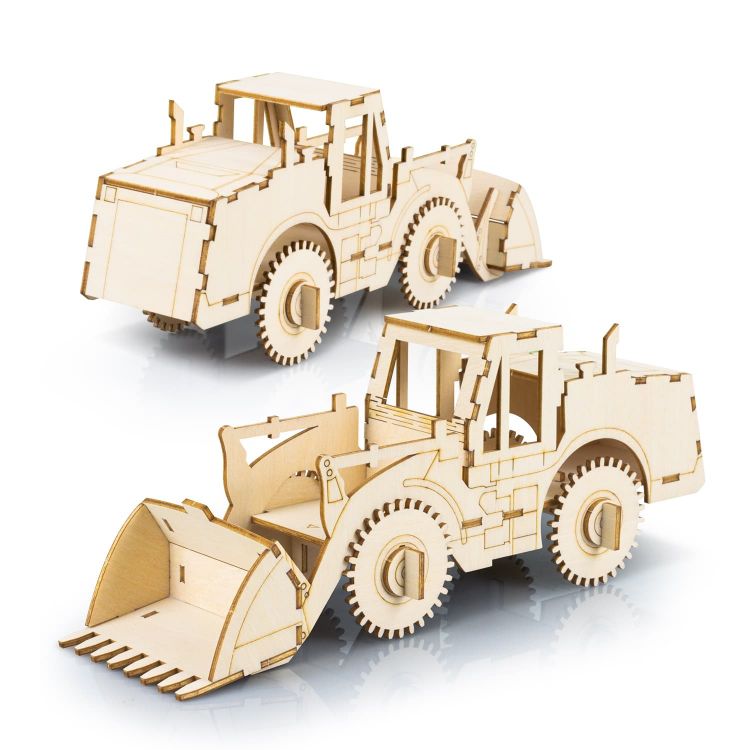 Picture of BRANDCRAFT Wheel Loader Wooden Model