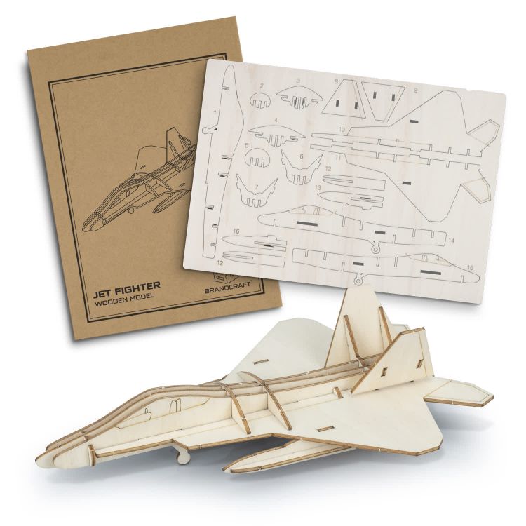 Picture of BRANDCRAFT Jet Fighter Wooden Model