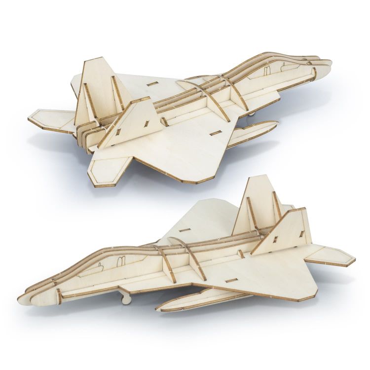 Picture of BRANDCRAFT Jet Fighter Wooden Model