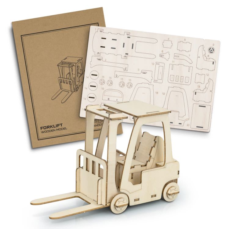 Picture of BRANDCRAFT Forklift Wooden Model