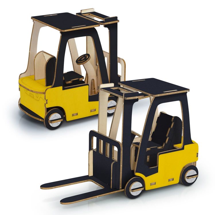 Picture of BRANDCRAFT Forklift Wooden Model