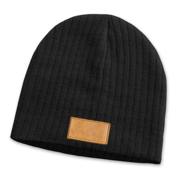 Picture of Nebraska Cable Knit Beanie with Patch