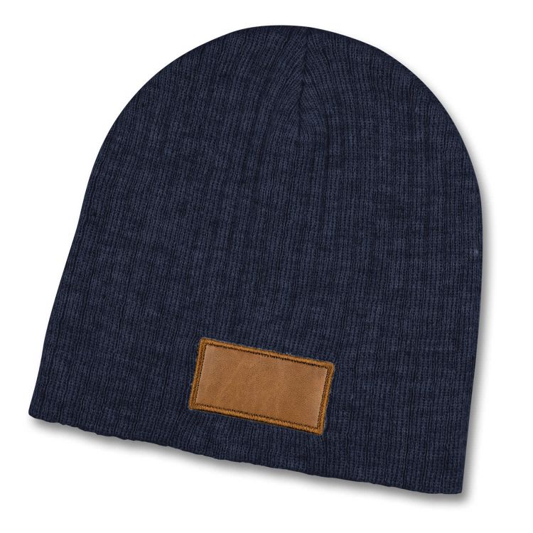 Picture of Nebraska Heather Cable Knit Beanie With Patch