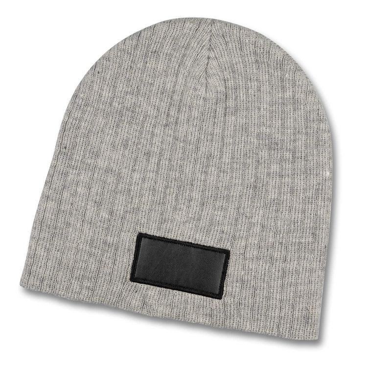 Picture of Nebraska Heather Cable Knit Beanie With Patch