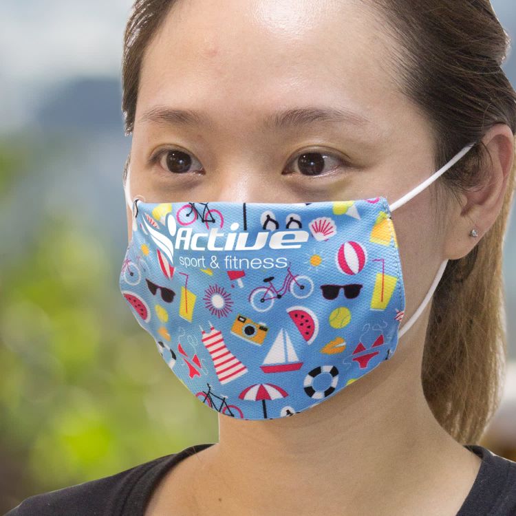 Picture of Reusable Face Mask Full Colour - Small