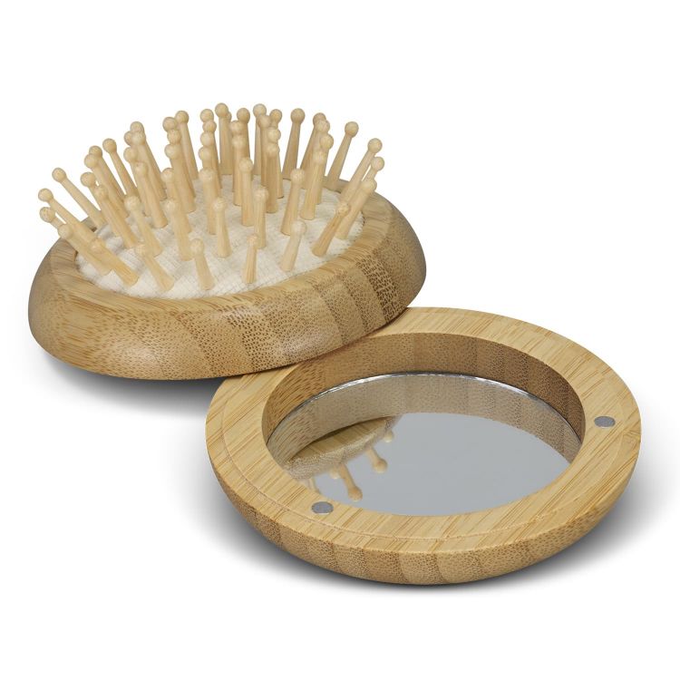 Picture of NATURA Bamboo Brush and Mirror