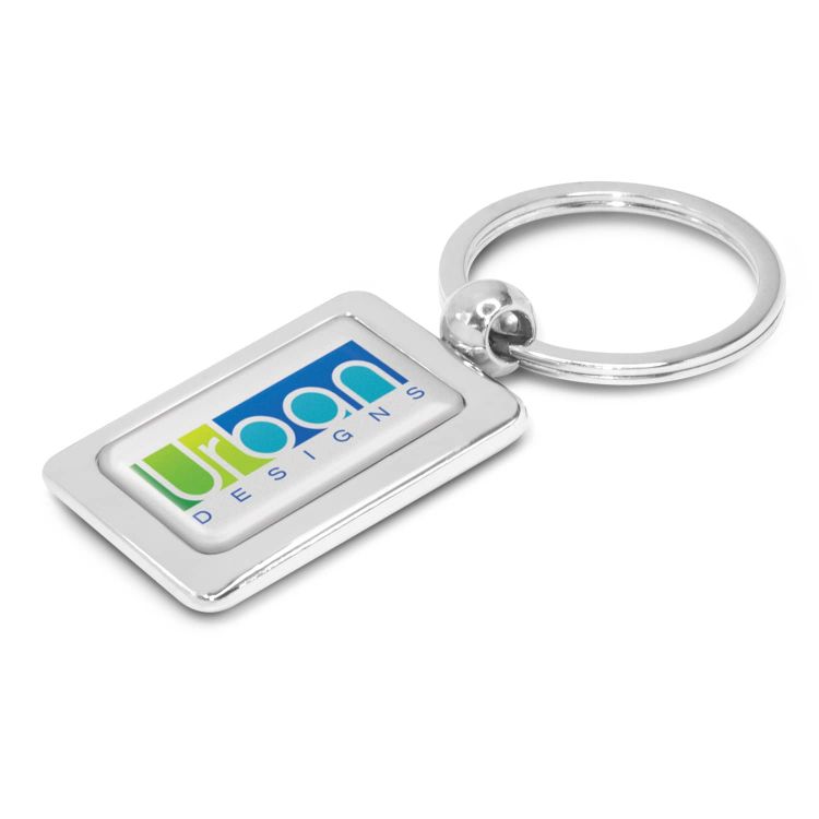 Picture of Rectangular Metal Key Ring