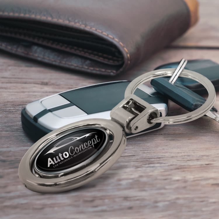 Picture of Spinning Metal Key Ring