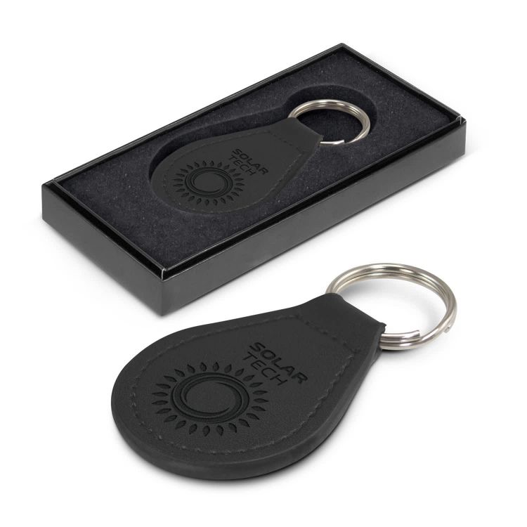 Picture of Prince Leather Key Ring - Round