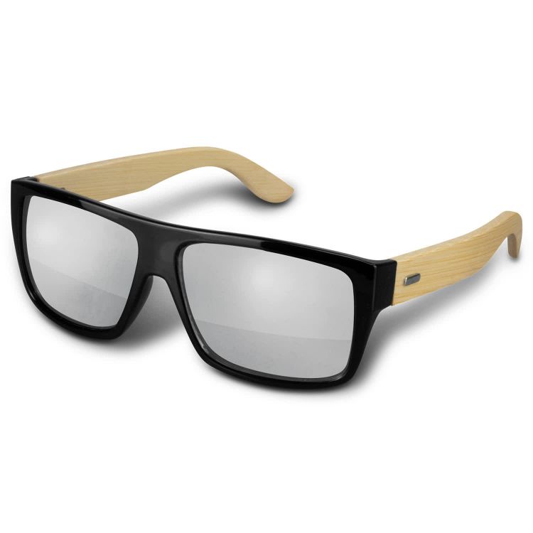 Picture of Maui Mirror Lens Sunglasses - Bamboo