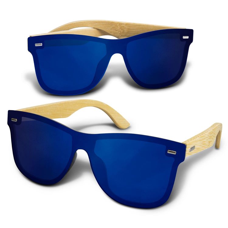 Picture of Ryder Mirror Lens Sunglasses - Bamboo