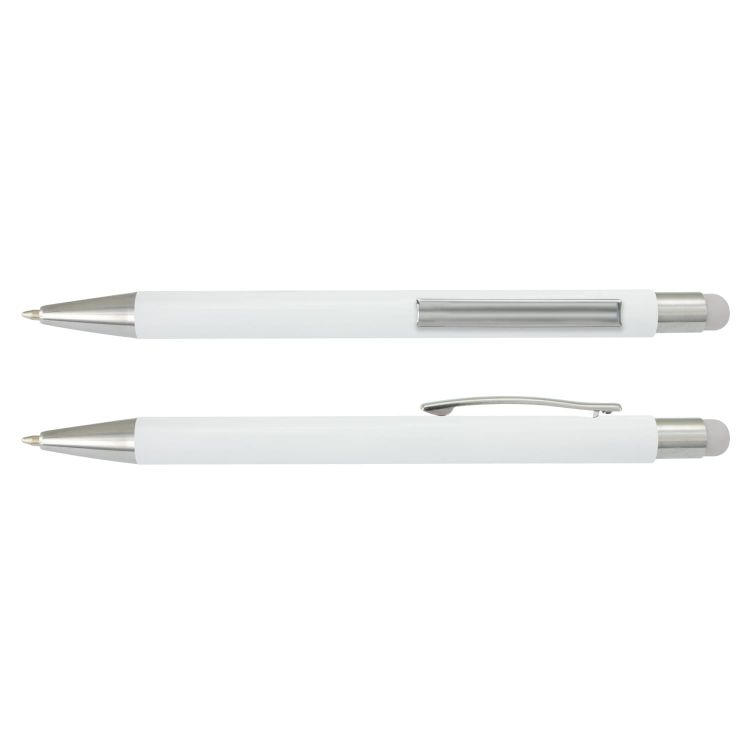 Picture of Lancer Stylus Pen - White Barrel