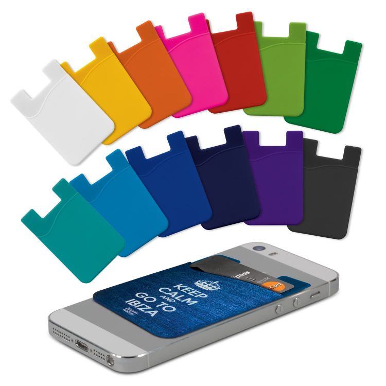 Picture of Silicone Phone Wallet - Full Colour