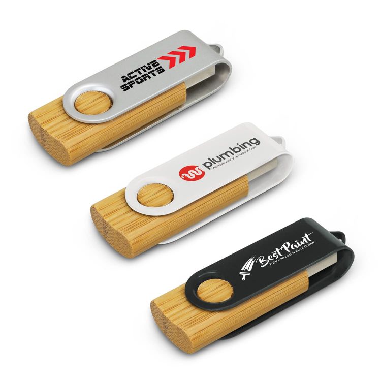 Picture of Helix 4GB Bamboo Flash Drive