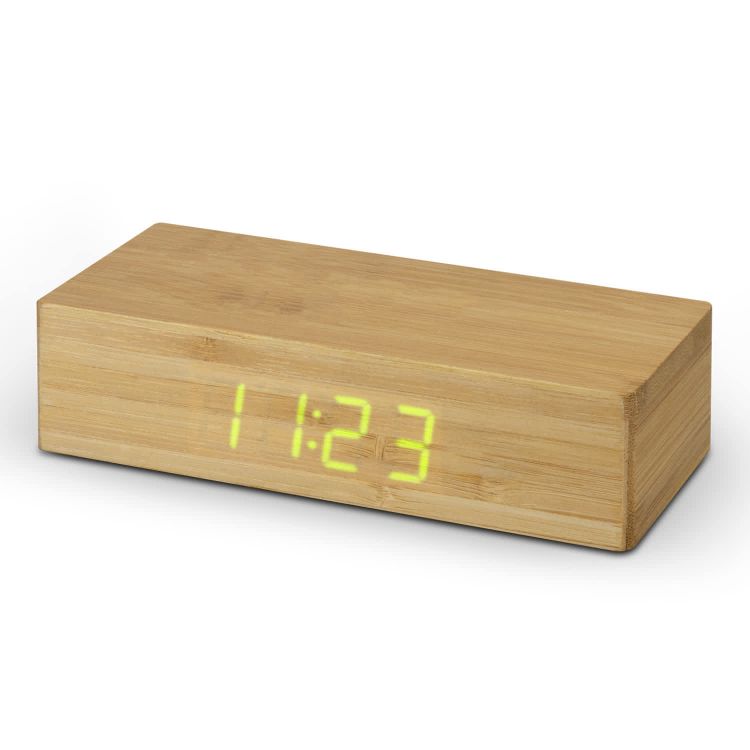 Picture of Bamboo Wireless Charging Clock